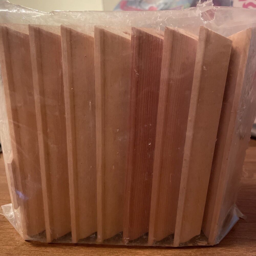 DIY You Build Picture Photo Frames Pair 7 Inch Square Unfinished Wood NIP
